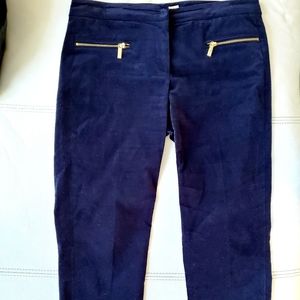 Michael Kors deep blue velvet pants